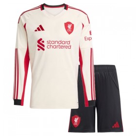 Goedkope Liverpool Kids Uittenue 2025-26 Lange Mouw